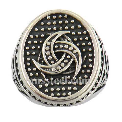 FSR12W98  wind wheel dot around Bohemian ring